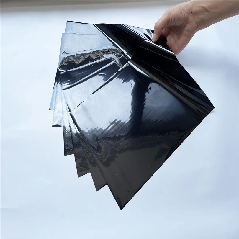 

Глянцевая черная фольга для горячего тиснения, Размер A4, 50 шт., голографическая бумажная пленка для художественной бумаги