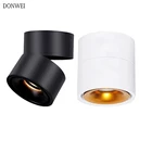 Вращающийся светодиодный потолочный светильник 5 Вт, 7 Вт, 10 Вт, 12 Вт, складной светодиодный прожектор COB, светильник для помещений, потолочный светильник для гостиной, бара, ресторана