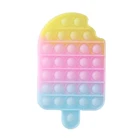 Светящиеся флуоресцентные игрушки-антистресс с пузырьками, Игрушка антистресс, сенсорная игрушка, светящаяся ночью силиконовая игрушка-антистресс