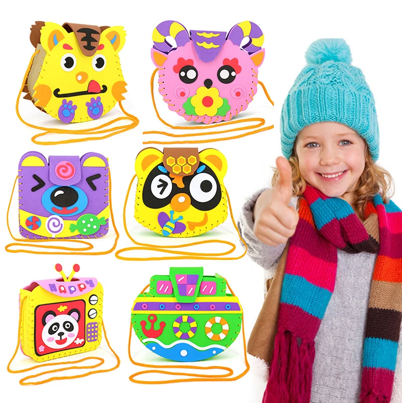 Детский сад много поделок diy игрушки мультфильм Детская сумка поделки дети