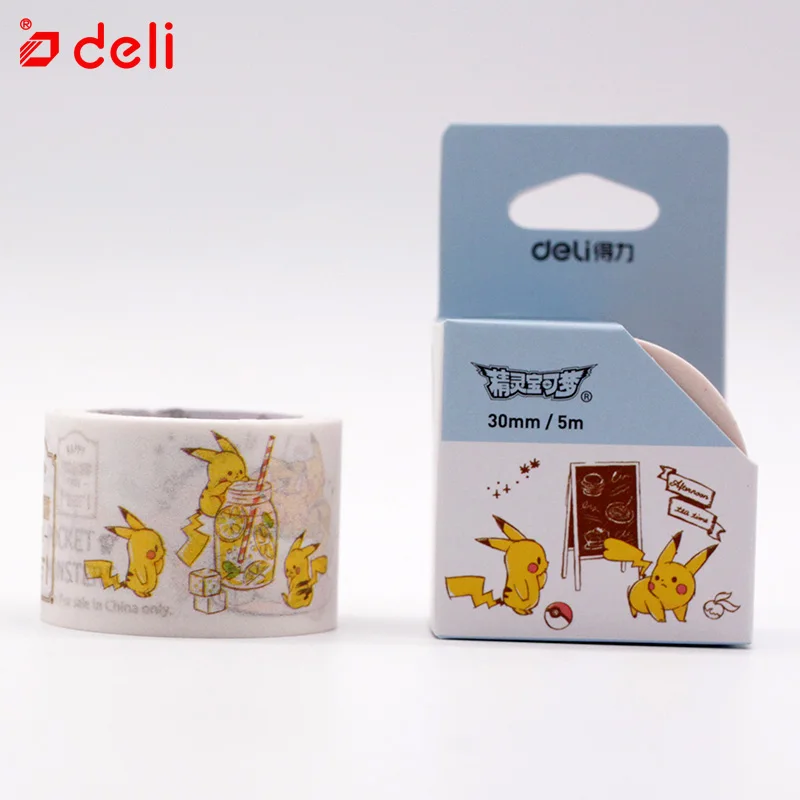 Deli васи лента Пикачу милые животные цифровой шаблон Скрапбукинг Бумага декор
