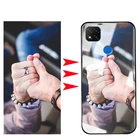 Чехол сделай сам из закаленного стекла для Xiaomi Redmi 9C, NFC, пользовательское фото, чехол на заказ для Redmi 9C, чехлы M2006C3MNG, M2006C3MG, чехлы