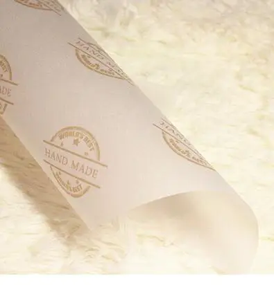 Оптовая продажа 100 шт./лот бумага для упаковки мыла ручной работы вощеная