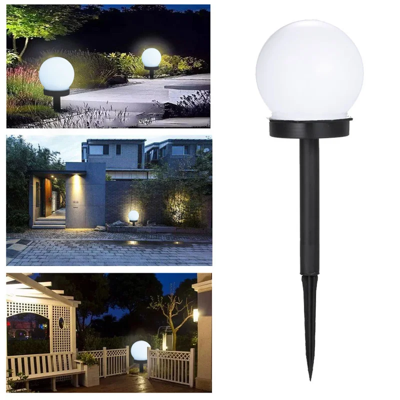 

Solar Lawn Light Decoration Solar Garden Lights White Blub Lawn Lamps Pathway Lamp Waterproof Garden Solar LED Light Outdoor