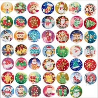 christmas diamond painting stickers christmas children gift greeting card envelope seal stickers diamond painting free stickers