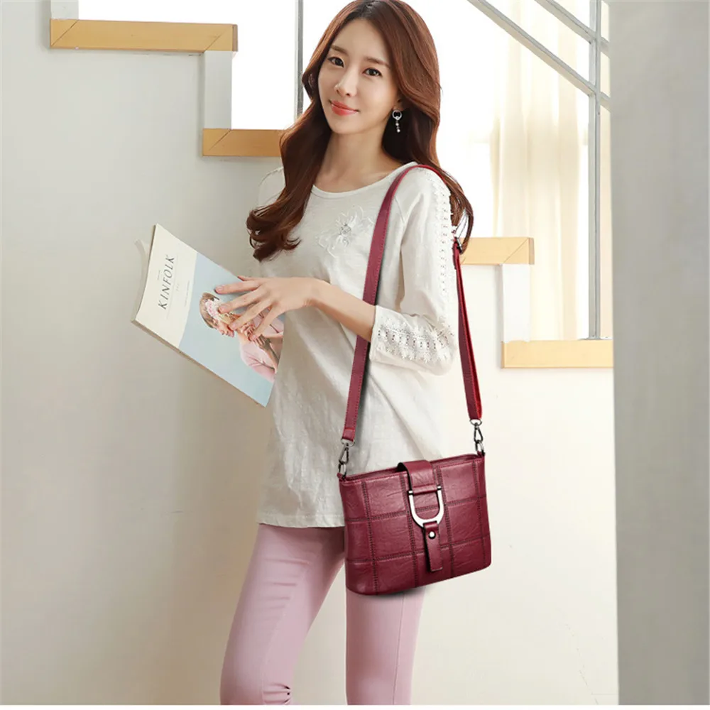 Женская сумка через плечо Sac a Main роскошные кожаные сумки в клетку дизайнерские