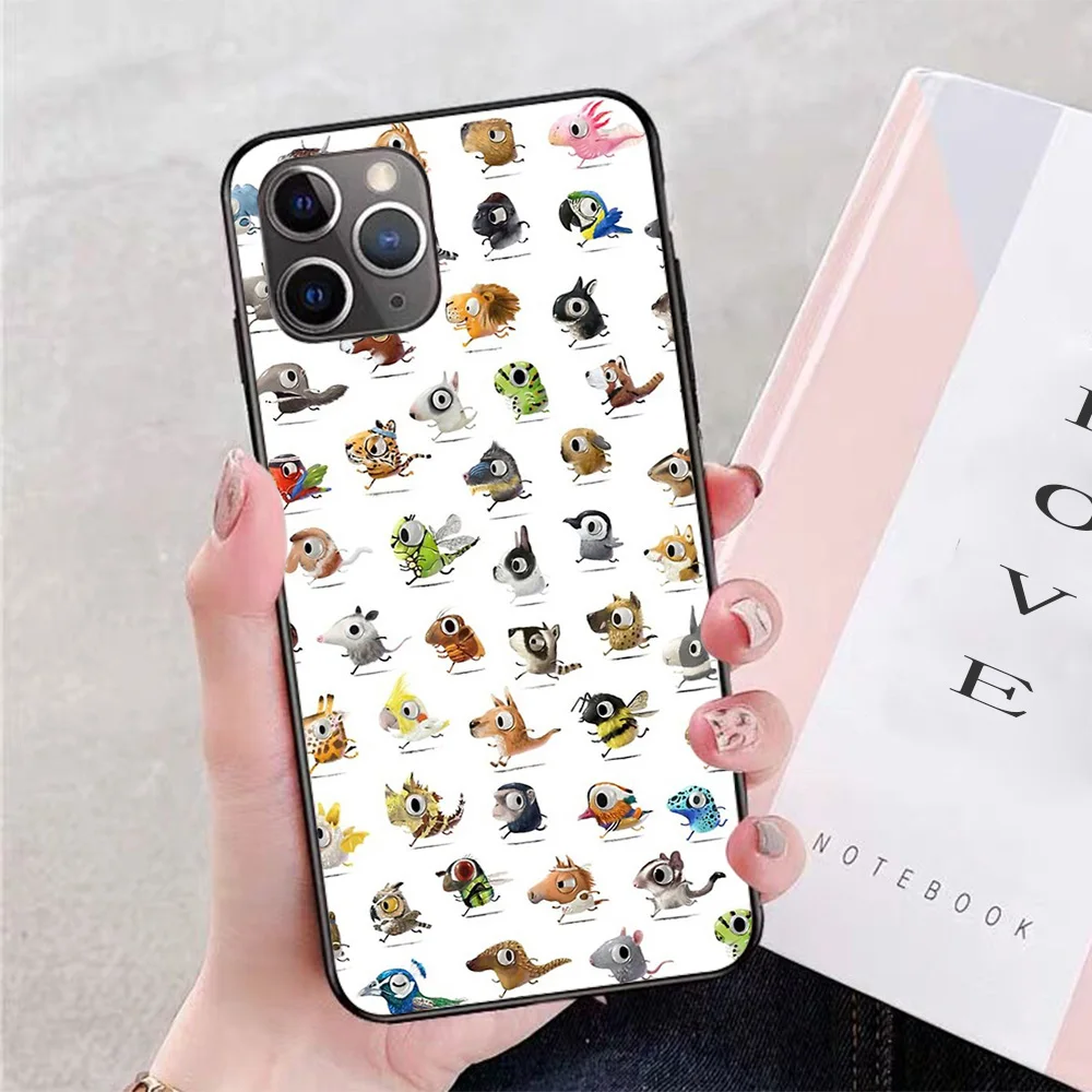 

For iPhone Marathon Animals Soft TPU Border Apple iPhone Case
