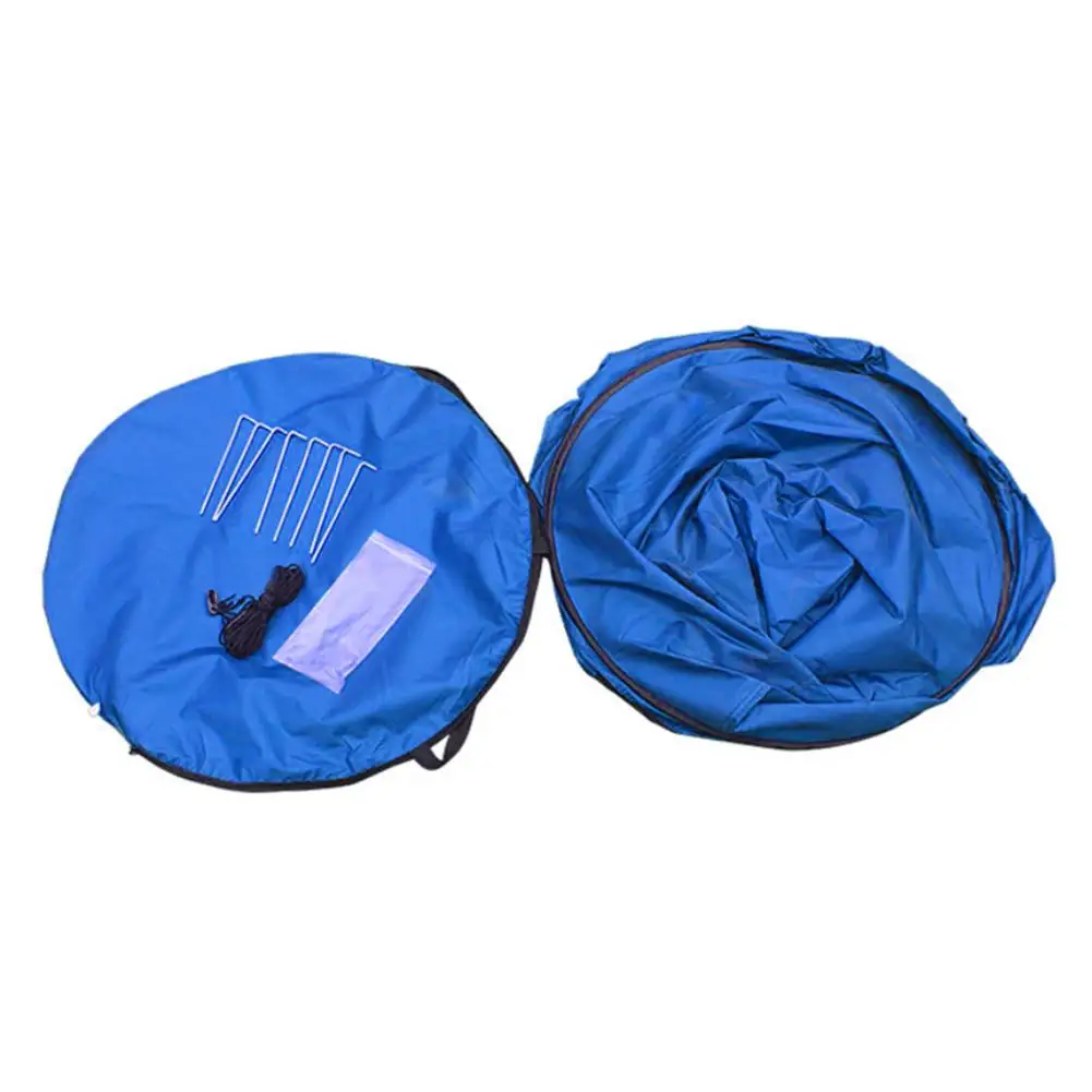 

1PCS Blue Portable Privacy Shower Toilet Camping Pop Up Tent Camouflage/UV Function Outdoor Dressing Tent/photography Tent blue