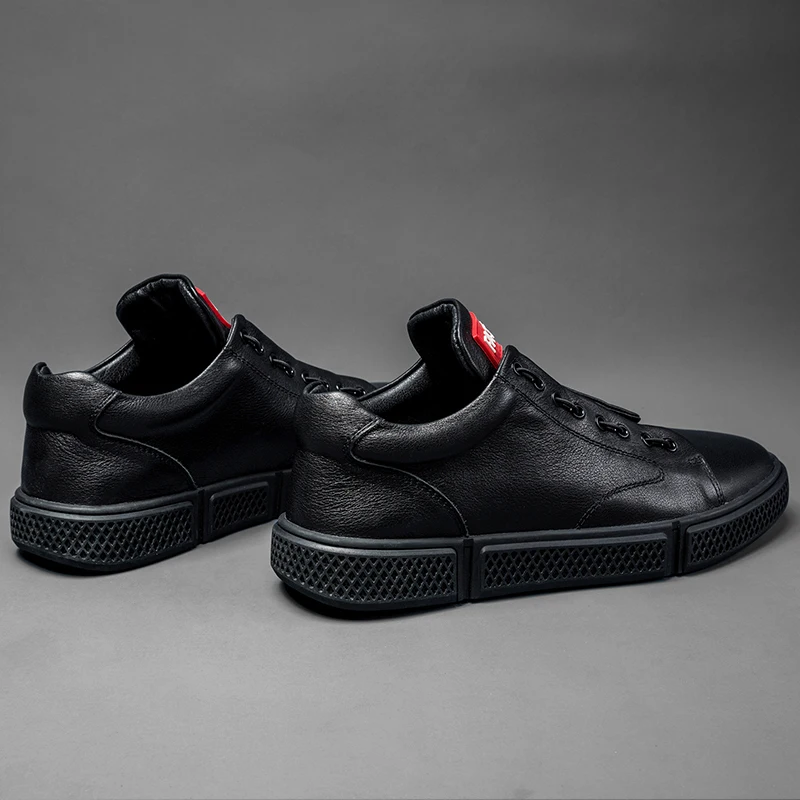 Лоферы мужские из натуральной кожи Уличная Повседневная модная дизайнерская