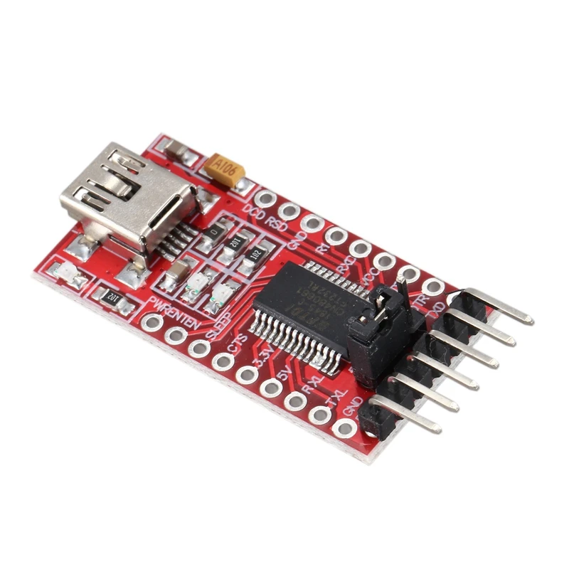 Последовательный модуль адаптера FT232RL FTDI USB 3 В 5 в TTL для мини-порта Arduino |
