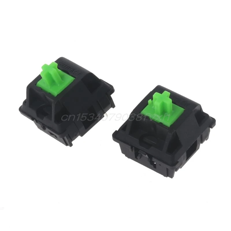 

5Pcs Greetech Green Switches Axis for razer Gaming Mechanical Keyboard for cherry MX 3pin Switch