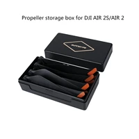 plastic propeller storage box protection case suitable for dji air 2sair 2 drone accessories drop proof prectection black