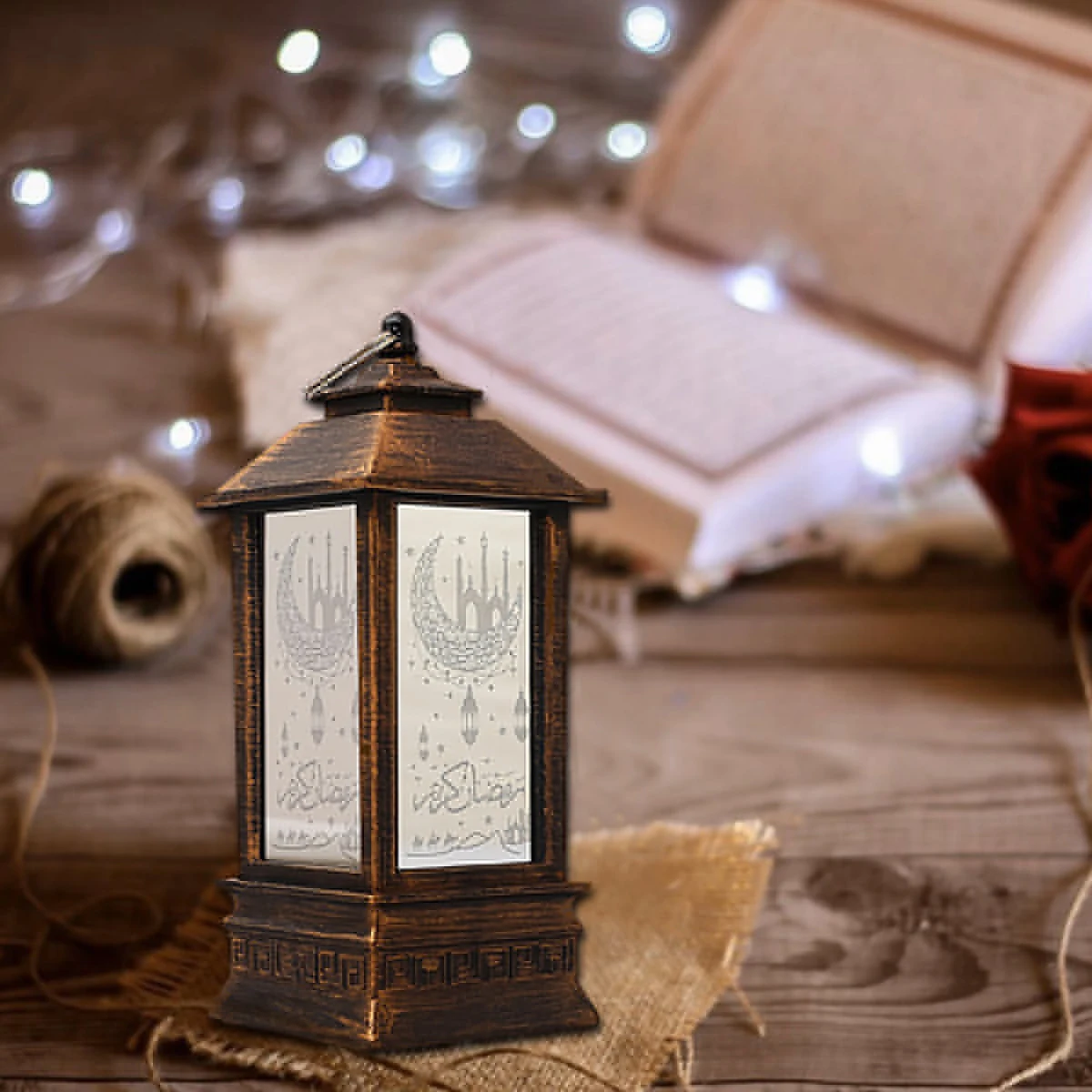 

Night Light Ramadan Lantern Lamp EID Mubarak LED Lights Ornaments Muslim Party Hanging Ramadan Easter Decoration EID Al Adha