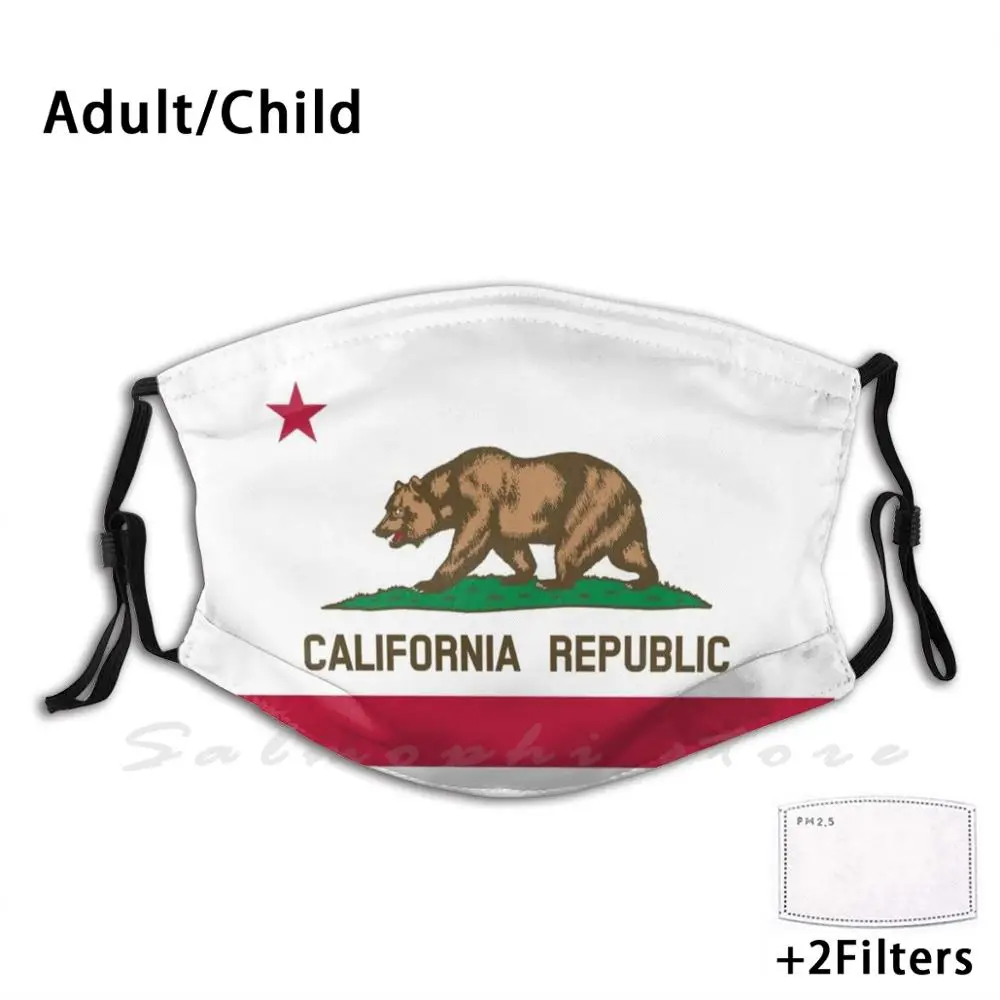 Маска Сан-Франциско Флаг Калифорнийской Республики флаг Калифорнии США