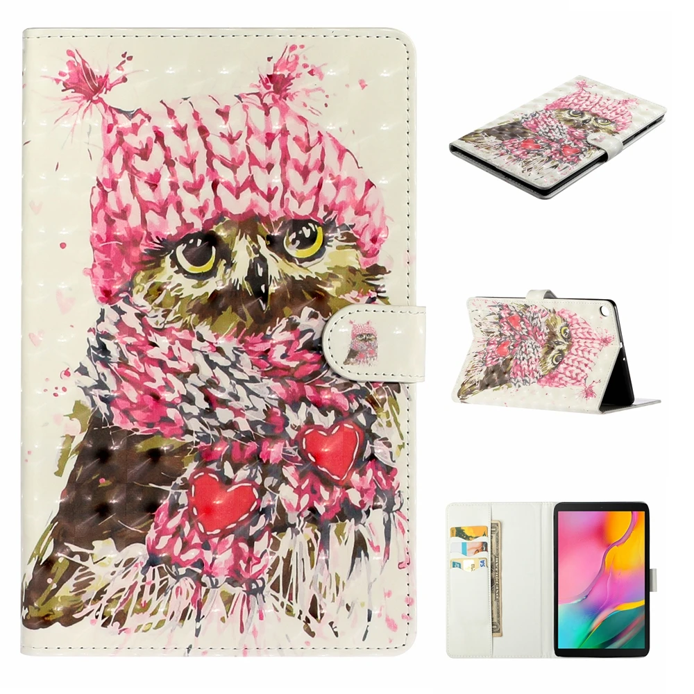 Кожаный чехол для Samsung Galaxy Tab A 10,1 SM-T510 T515 Coque для Galaxy Tab A 10,1 T510 T515 крышка Capa+ пленка+ ручка