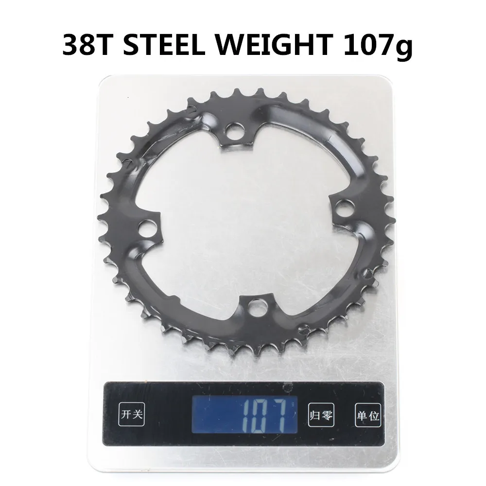 Круглая цепь MTB горный велосипед 104BCD 22T 24T 32T 34T 38T 42T 44T шатуны стали алюминиевый сплав зубная пластина запчасти