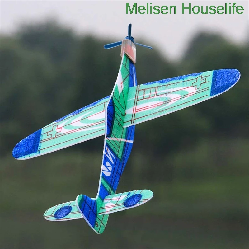 

19cm Hand Throwing Airplane Toy EPP Foam Airplane Random Color Mini Airplane Model Children's Toys Party Gifts Pet Toys