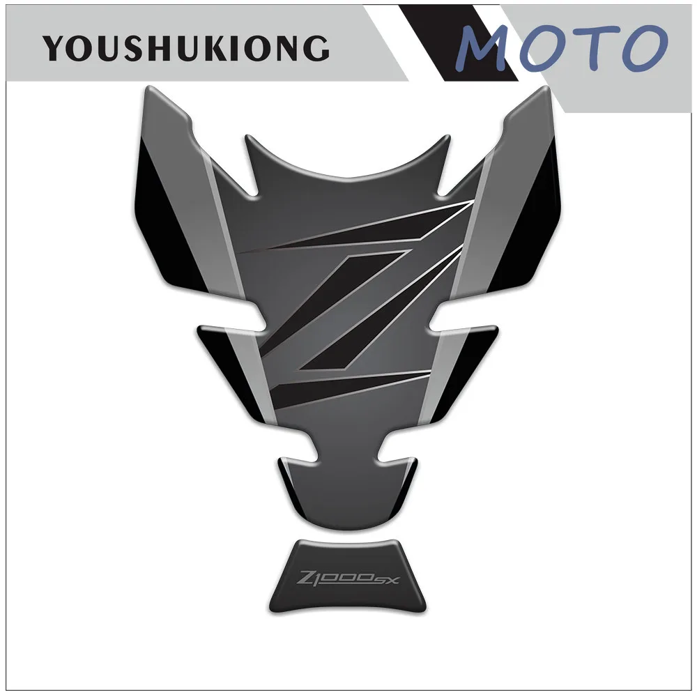 

For Z250 Z750 Z800 Z1000 Z1000SX Motorcycle 3D Logo Carbon Fiber Tank Gas Cap Pad Filler Cover Sticker Decal Protection