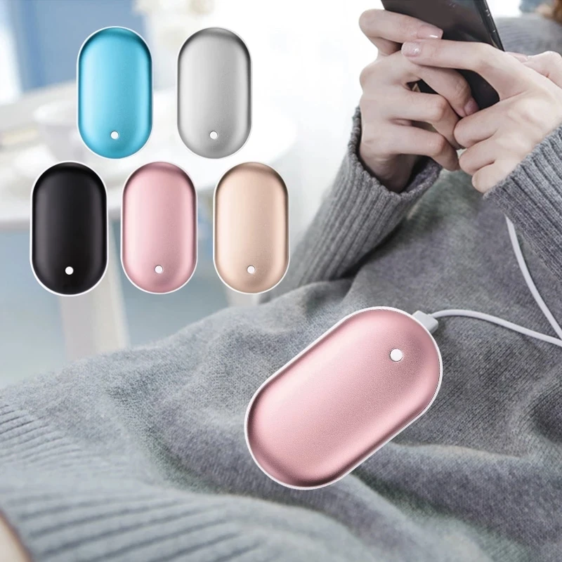 

Cute USB Rechargeable LED Electric Hand Warmer Heater Travel Handy Long-Life Mini Pocket Warmer Home Warming Product