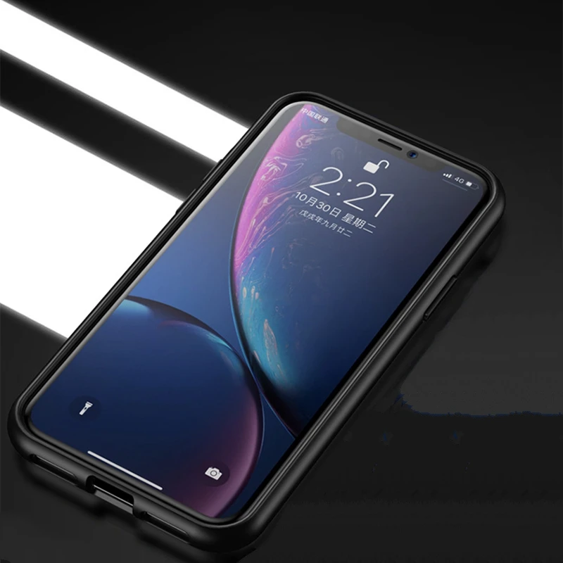 Роскошный силиконовый защитный чехол из закаленного стекла для samsung Galaxy S8 S9 S10 Plus