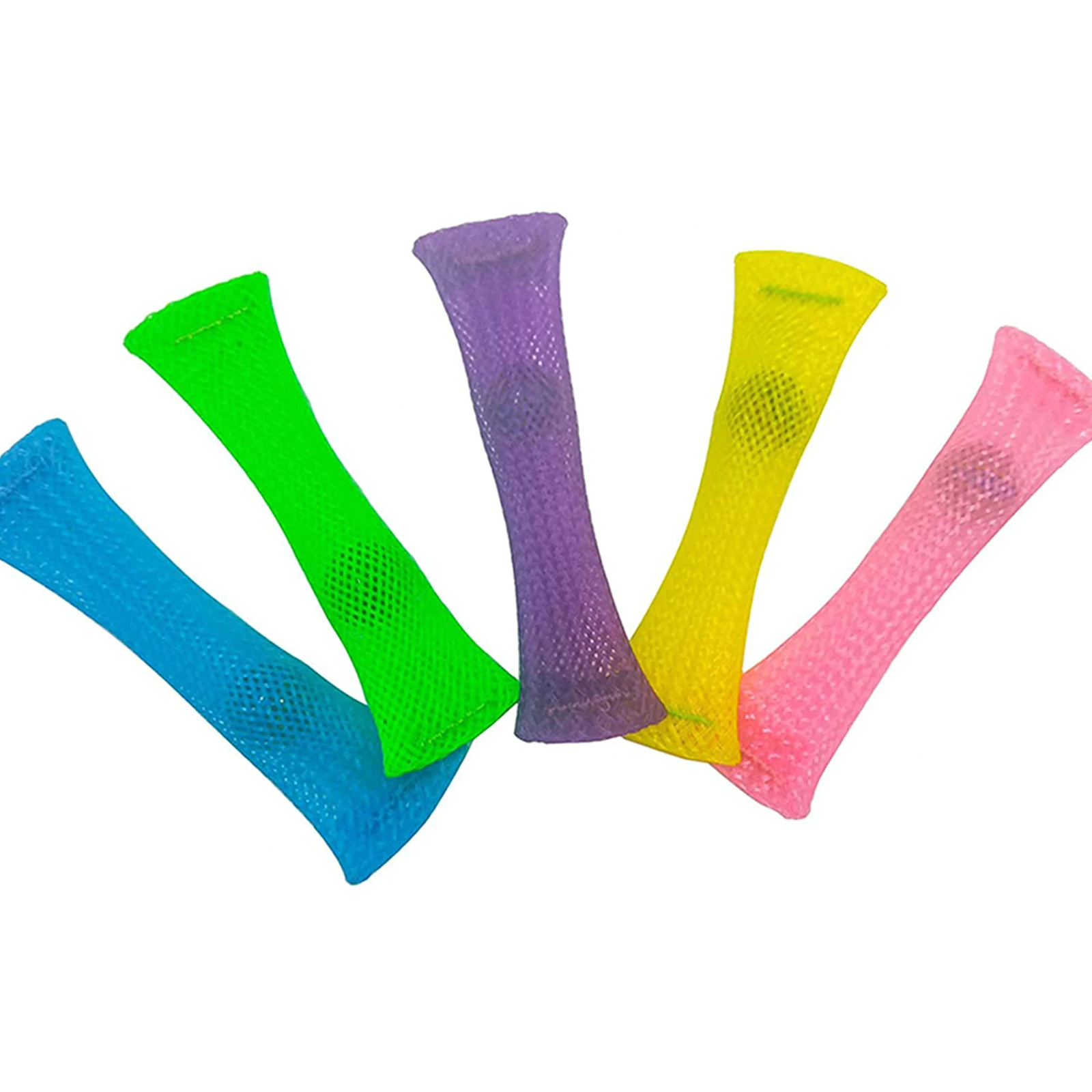 Bolas de canicas para aliviar el estr&eacute;s para ni&ntilde;os y adultos, juguetes de m&aacute;rmol para descompresi&oacute;n, ansiedad, TDAH, 1/5 Uds.-0