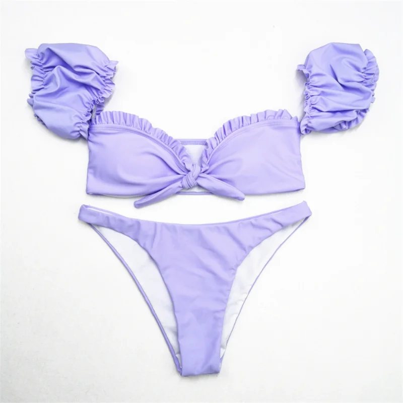 Женский купальный костюм сексуальный комплект бикини с рукавами сексуальные