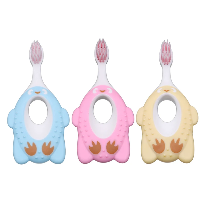 

Baby Toothbrush Kids Training Tooth Brushes Cartoon Shape Children Dental Oral Care Tool Non Slip Toothbrush Gift
