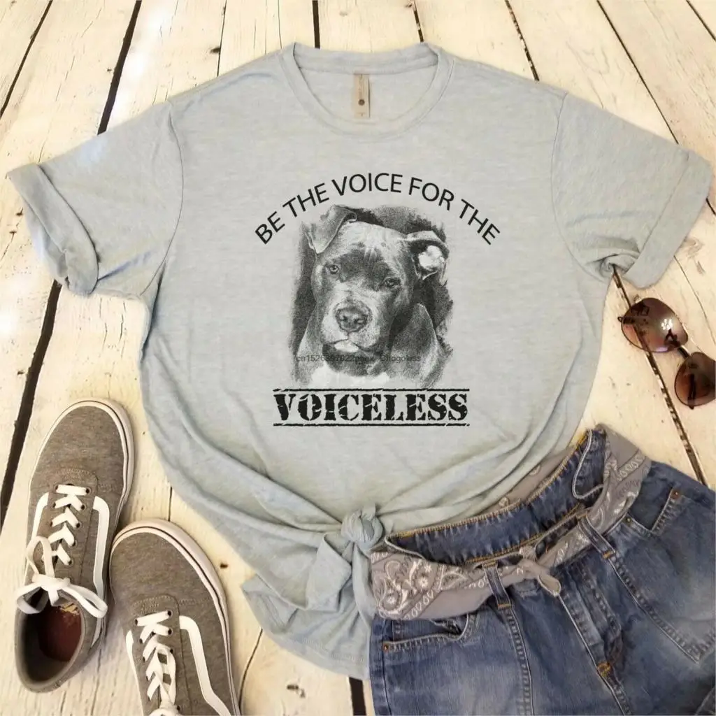 Футболка с надписью Be The Voice For voicless Protect Pitbulls Pitties |