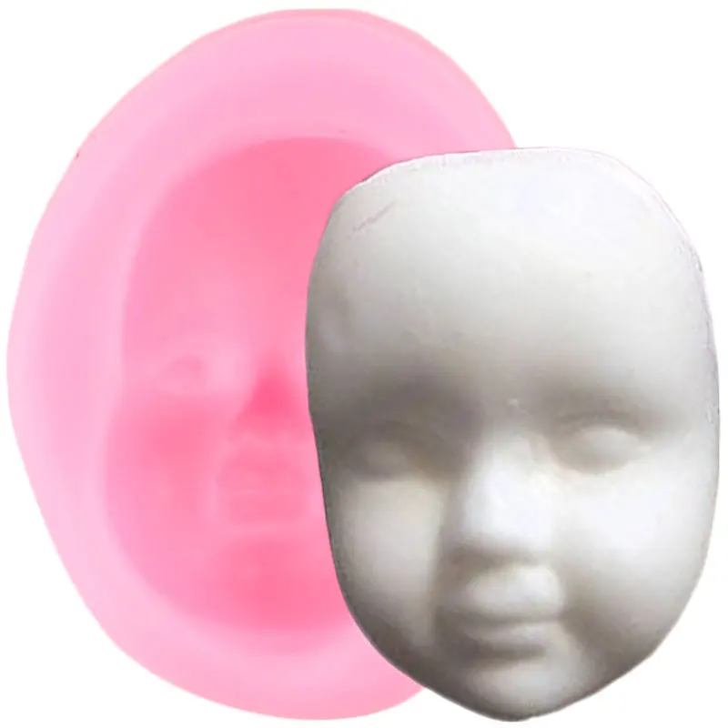 3D Baby Face силиконовый пресс форм DIY кукла уход за кожей лица Инструменты для