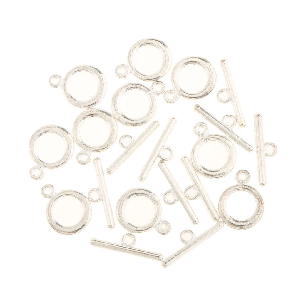 

10 Sets OT Toggle Clasp Hook Connector for Jewelry Making Bracelet DIY Craft