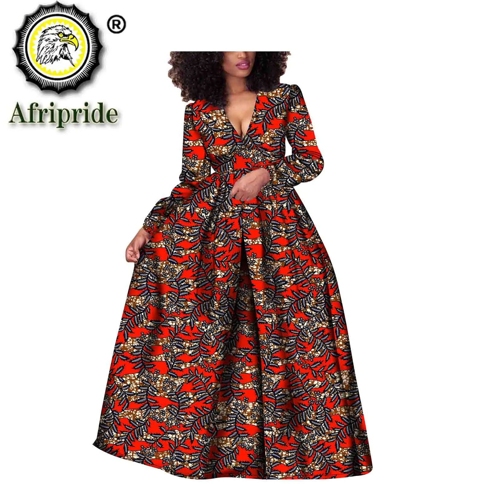 Женское платье в африканском стиле из чистого хлопка с принтом Анкары bashiki bazin riche