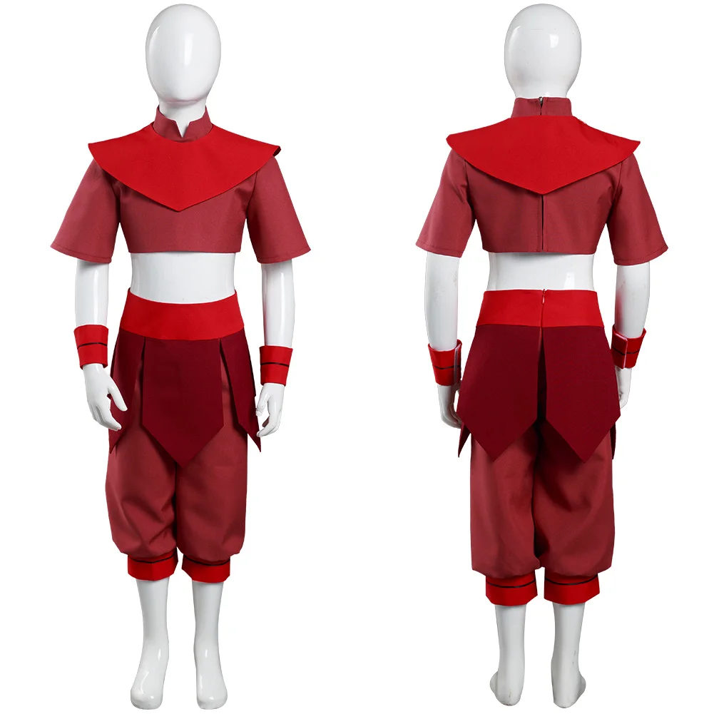 Аватар: Последний пневматический костюм Ty Lee для косплея детские костюмы из топа