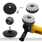 Щетка для дрели, щетка с щетиной для чистки автомобиля, 5 дюймов, полые щетки для чистки автомобиля, лодки, сиденья, ковра, обивки и душа