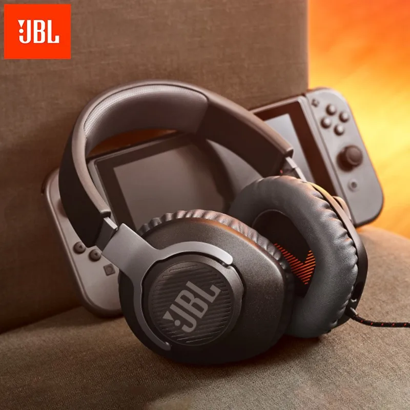 JBL игровая гарнитура QUANTUM100 7 1 с микрофоном складные наушники для PS4 Для Nintendo Switch Xbox