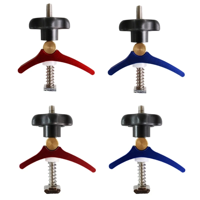 

Clamp T-nut T Rail Clamp Set Multicolor Multisize Woodworking Tools Y4QC