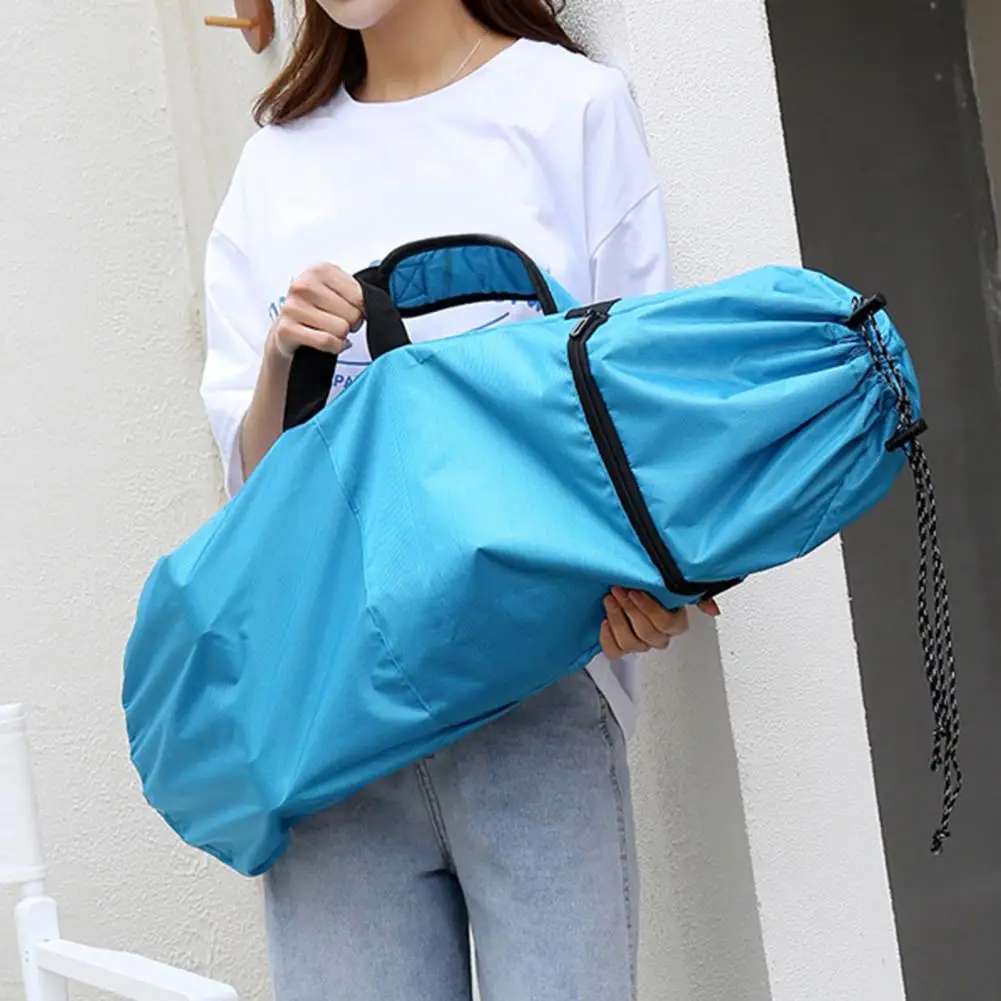 

Skateboard Bag Waterproof Canvas Solid Color Camouflage Zip Drawstring Adjustable Strap Longboard Storage Bag for Outdoor
