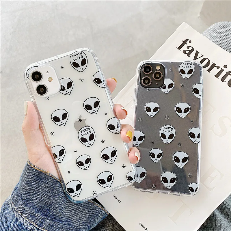Модный чехол Alien для телефона Samsung A30 A50 A21S A51 A71 A70 A72 S9 S10 S20 FE plus Note 20 8 9 10 Plus S21