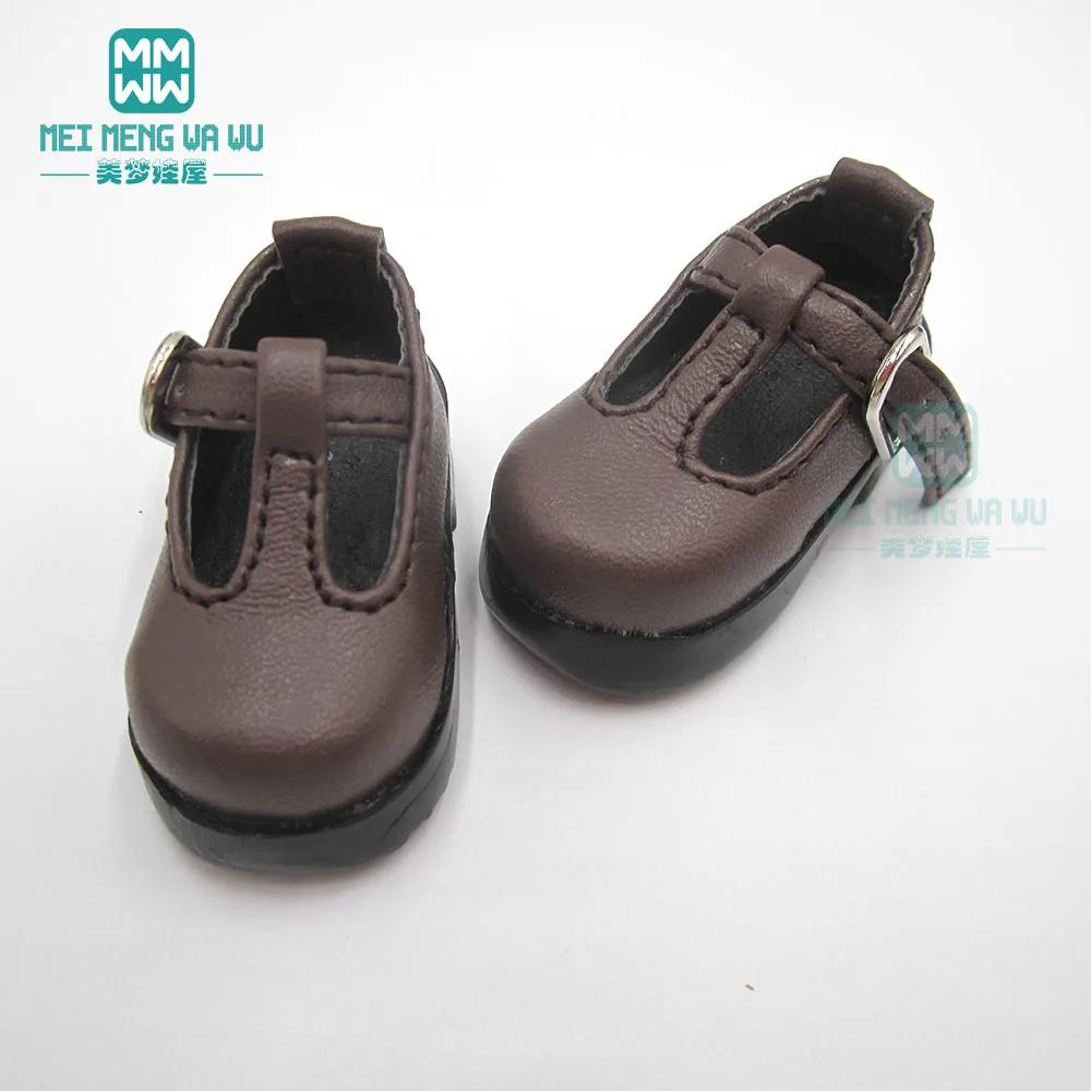 5 см * 2 6 1/6 BJD обувь для девочек YOSD MYOU кукольная на толстом каблуке черные белые