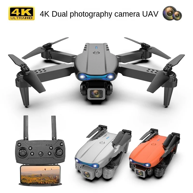 

UAV HD 4K double drones with camera aerial photography folding four axis aircraft long endurance K3 remote control aircraft