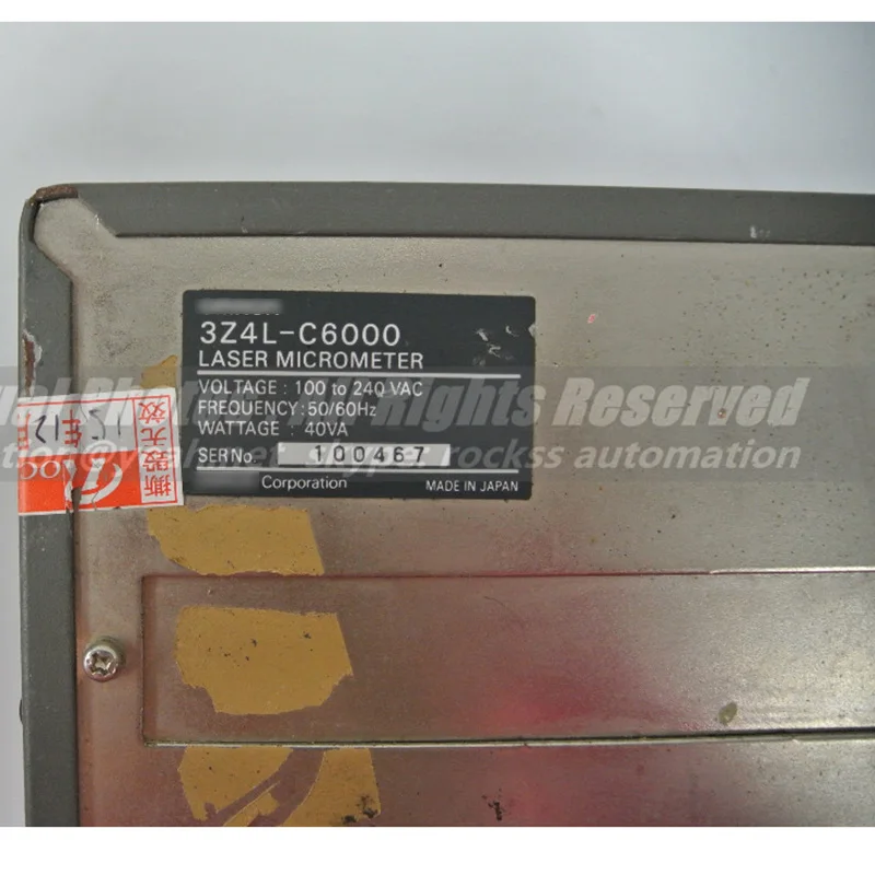 3Z4L лазерный микрометр 3Z4L-C6000 б/у в хорошем состоянии с свободной фотографией |