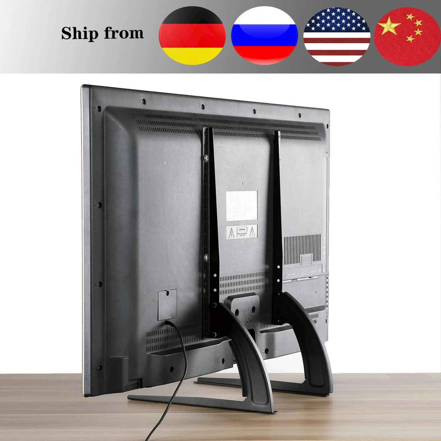 Универсальная настольная подставка для телевизора с регулировкой по высоте