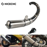 motorcycle exhaust pipe system muffler for honda dio af18 af25 90cc 125cc performance exhaust muffler racing exhaust pipe