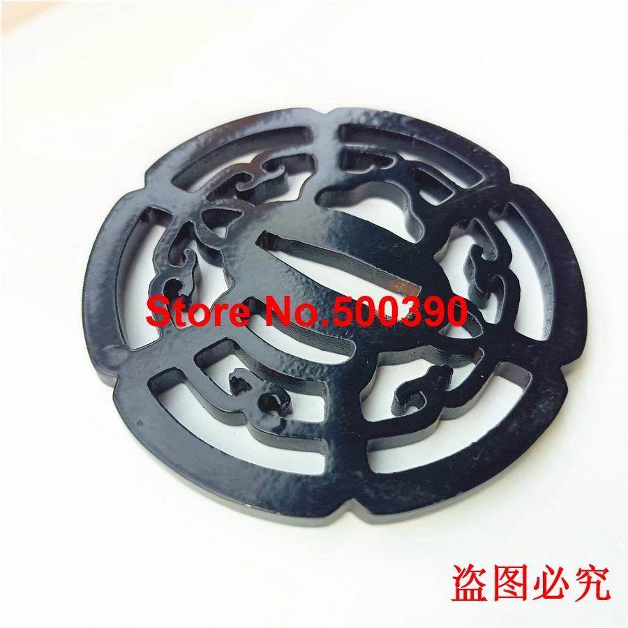 Красивая Уникальная железная стальная защита Tsuba для японского стандарта