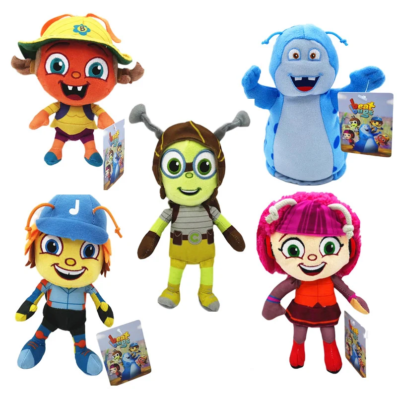 

21CM Anime Beat Bugs Plush Toys Singing Jay Buzz Kumi Toy Ladybug Peluche Soft Stuffed Animal Doll for Kids Gifts Pillow Dolls