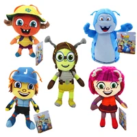 21cm anime beat bugs plush toys singing jay buzz kumi toy ladybug peluche soft stuffed animal doll for kids gifts pillow dolls