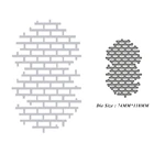 Металлические штампы с изображением кирпичной стены для скрапбукинга, 2021 г.