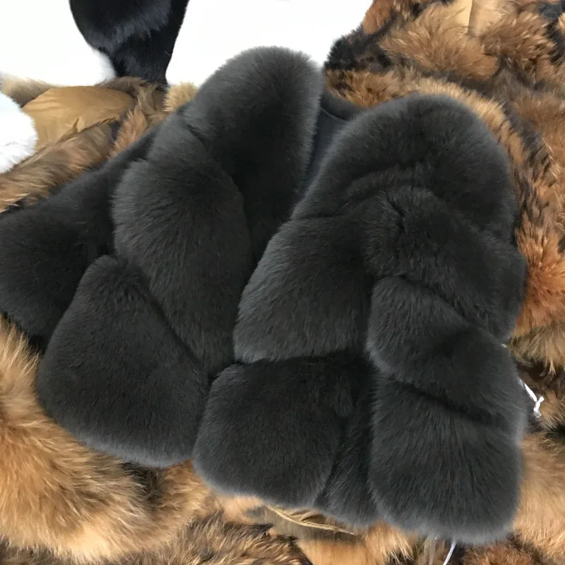 Tatyana furclub, натуральный мех, короткая куртка, пальто, однотонная, зимняя, повседневная, натуральный Лисий мех, теплые пальто для женщин, одежда с воротником, высокое