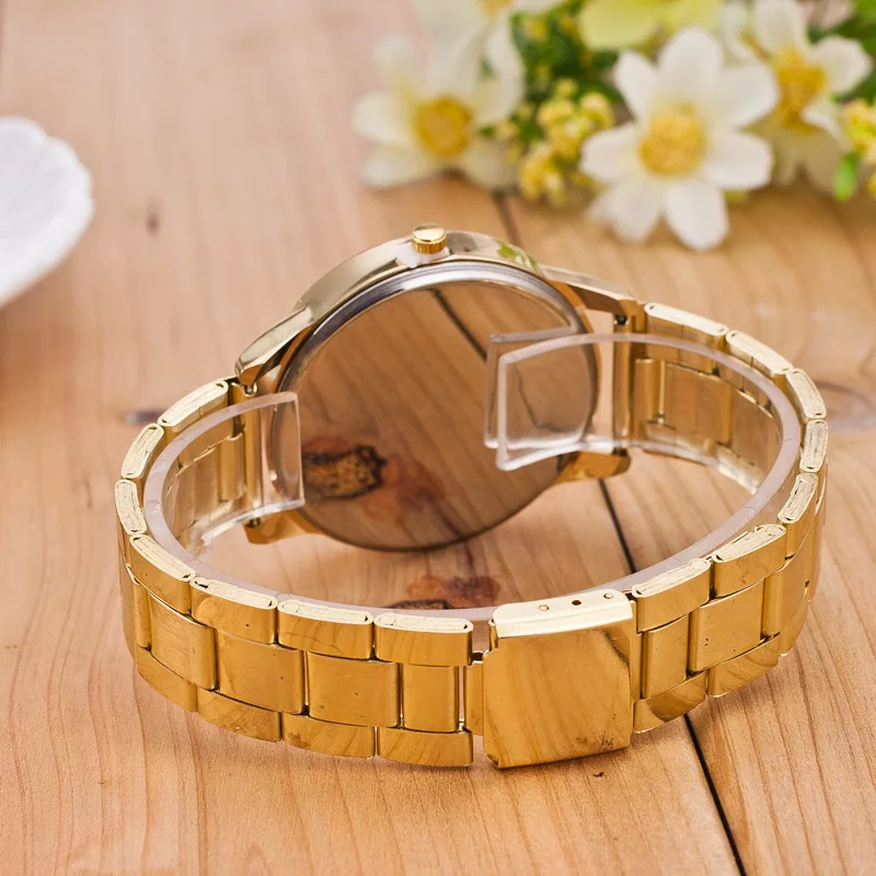 

LOLIA Top Watch Men Diamond Fashion Stainless Steel Watches Gold luxury Watches Male Clock relogio masculino reloj hombre