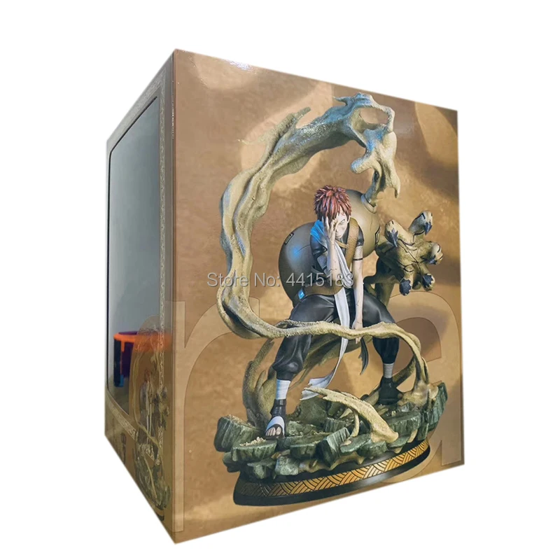 

In Stock Anime Naruto GK Shuukaku Figure Shippuden Action Figure Model PVC Konoha no Kedakaki Aoi Moju Collectible Toys 30c