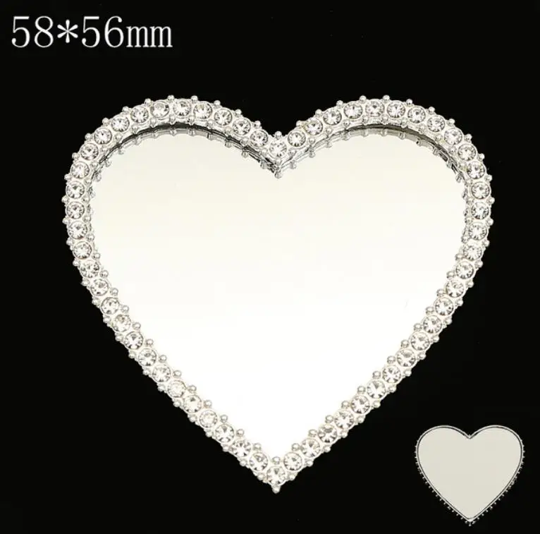 alloy buttons square round of the mirror metal rhinestone pearl button mobile phone accessory wedding diy accessory wholesale free global shipping